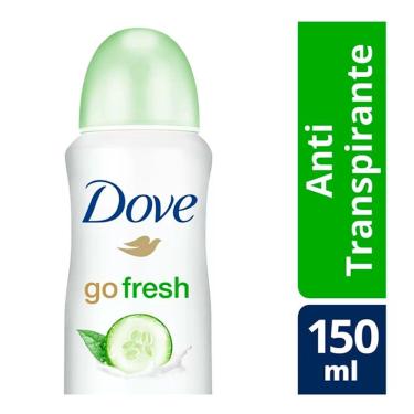 Imagem de Desodorante Antitranspirante Aerosol Dove Go Fresh Pepino e Chá Verde 150ml