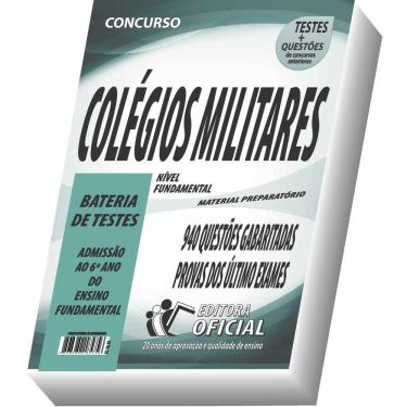 Imagem de Apostila Colégio Militar - Admissão ao Ensino Fundamental - Bateria de Testes