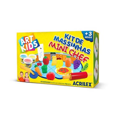 Imagem de Kit de Massinhas Mini Chef Acrilex, Multicor