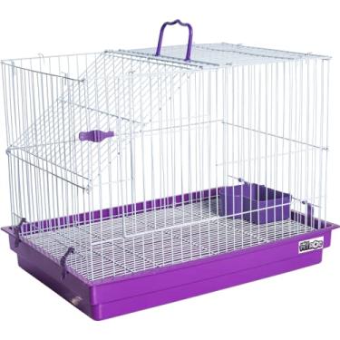 Imagem de JEL PLAST GAIOLA PARA COELHO PORQUINHO DA INDIA E CHINCHILA - LILÁS,GRANDE