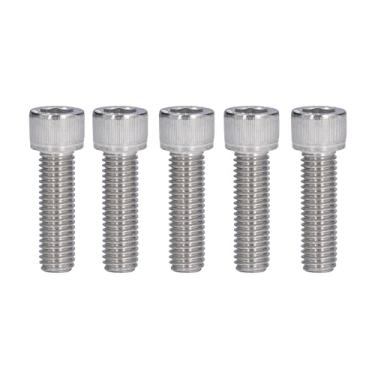 Imagem de Parafusos de aço inoxidável, parafusos de tampa de soquete multiuso métricos DIN 912 para construção de trabalhos DIY para indústria automotiva (M12*45)