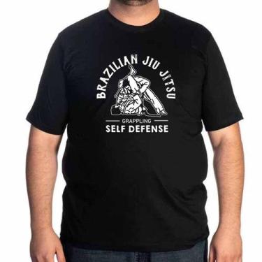 Imagem de Camisa Camiseta Plus Size Jiu Jitsu Muay Thai Luta Academia - Adquirid