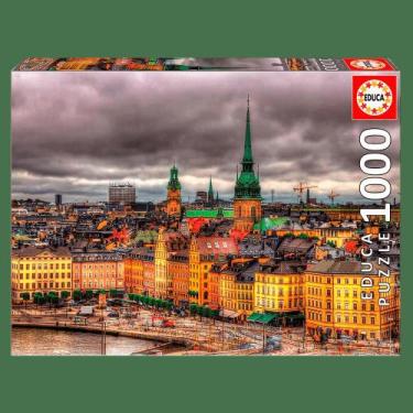 Imagem de Puzzle 1000 Peças Estocolmo - Educa Importado - Grow
