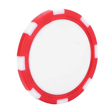 Imagem de Bnineteenteam Marcador de bola de golfe bola horizontal leve durável ABS golfball poker chips presente de golfe (vermelho) golfe
