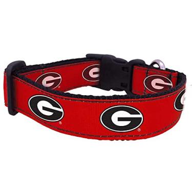 Imagem de NCAA Georgia Bulldogs Coleira para cachorro (cor de equipe, pequena)