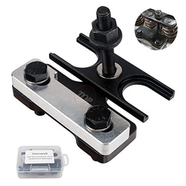 Imagem de Ferramenta compressor de mola de válvula para atualização de 3 espelhos compatível com Chevy LSX Camaro, Corvette, Trans am, GTO, G8, CTS V, GM Trucks, W/T Mark, Porcas mais altas, caixa de armazenamento