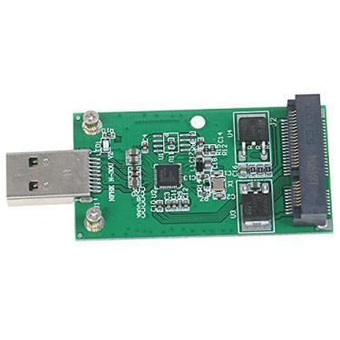 Imagem de 1 x adaptador USB 3.0 para mSATA, Plug and Play SB 3.0 para Mini PCIE mSATA SSD externo para USB 3.0 SSD conversor adaptador transmissor para Windows 2000/xp/Vista/7/8