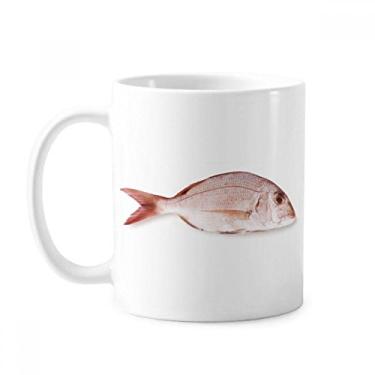 Imagem de Peixe oceano fresco rosa caneca pequena cerâmica xícara de café porcelana louça