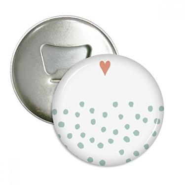 Imagem de Love Abstrato Plantas Arte Padrão Abridor de Garrafas Imã de Geladeira Emblema Multifuncional