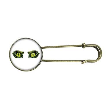 Imagem de Desenho Animado Animal Olho de Monstro Decoração Retro Metal Broche Broche Clipe Joias
