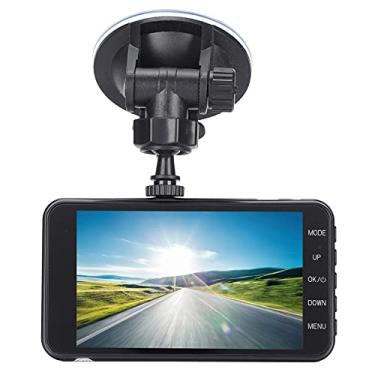 Imagem de HD Car DVR, câmera frontal e traseira para carros Gravador de direção de carro com função de gravação antirroubo para segurança de carro para carros