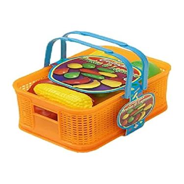 Imagem de Cesta com Frutas e Legumes Brinquedos Pica Pau