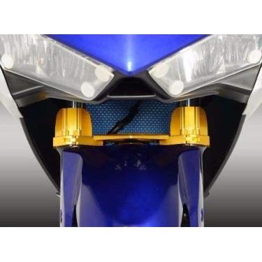 Imagem de Suporte frontal para garfo Arashi para amortecedor de choque para acessórios de motocicleta YZAHA YZF R3 R25 2014 2015 2016 YZF-R3 YZF-R25 Gold