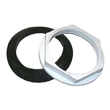 Imagem de LASCO Kit de porca de plástico 03-2011 de 5 cm para válvula de descarga de vaso sanitário com arruela W-206