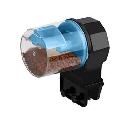 Imagem de Chusui Alimentador automático de aquário para peixes tanque de peixes temporizador alimentador elétrico ajustável dispensador de comida de peixe manual/alimentação automática QL