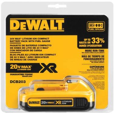 Imagem de Bateria 20V 2Ah  Max Li-Ion Dcb203-B3 Dewalt