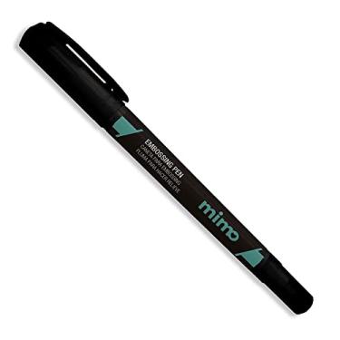 Imagem de Mimo - Caneta para Embossing – Ponta Dupla, Tinta Transparente de Secagem Lenta para Relevo com Pó de Emboss