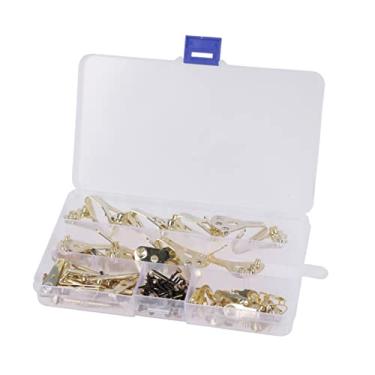 Imagem de Veemoon 120 Peças Kit Para Pendurar Quadros Cabides De Quadros Resistentes Cabides De Roupas Pesados Ganchos De Trilho De Imagem Cabides Resistentes Para Roupas Metal Tapeçaria