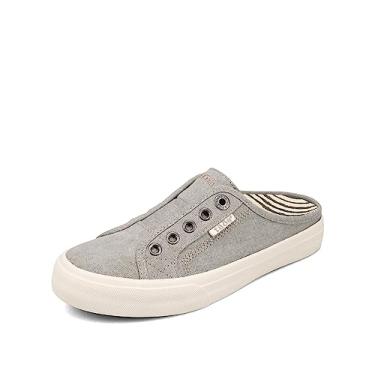 Imagem de Taos Calçado feminino Ez Soul, Lona cinza para lavagem, 9