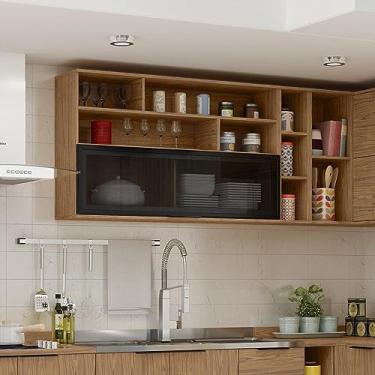 Imagem de Armário Aéreo 1 Porta Basculante Porta Temperos Toscana