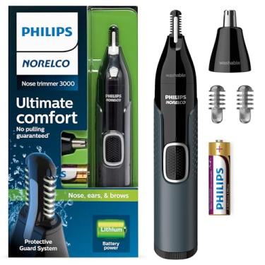 Imagem de Philips Norelco Aparador de nariz 3000, para nariz, orelhas e sobrancelhas, preto, NT3600/42