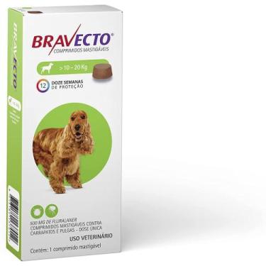 Imagem de Bravecto Comprimido Cães 10 - 20 Kg