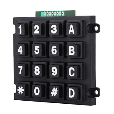 Imagem de Acouto Teclado 4x4 MCU Board Array Switch Keypad 16 teclas matriz teclado para microcontrolador de chip único com botões de pressão 4x4 teclado externo grande teclado teclado 16