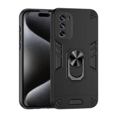Imagem de Estojo anti-riscos Compatible with Motorola Moto G62 5G Phone Case with Kickstand & Shockproof Military Grade Drop Proof Protection Rugged Protective Cover PC Matte Textured Sturdy Bumper Cases Capa d