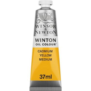 Imagem de Winsor & Newton Tinta óleo Winton, tubo de 37 ml, amarelo cádmio médio
