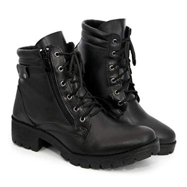 Imagem de Coturno Bota Feminina Confortável Macia + Relógio Feminino Led Pulso (35)