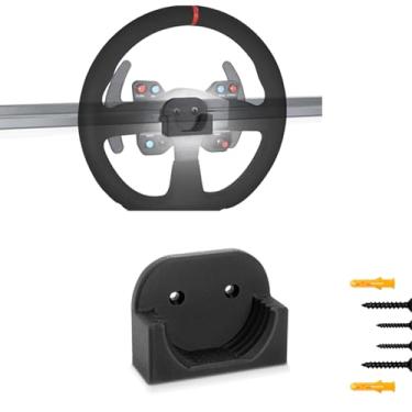 Imagem de Steering Wheel Wall Mount Compatible for Thrustmaster T300/TGT Quick Release Steering Wheel Hanger Racing Wheel Hub Adapter