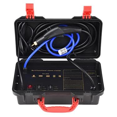 Imagem de Máquina de limpeza a vapor de alta pressão 1800 W, sem tanque, de alta temperatura, elétrica, portátil, máquina de limpeza a vapor, para cozinha, banheiro, piso, carro, detalhamento