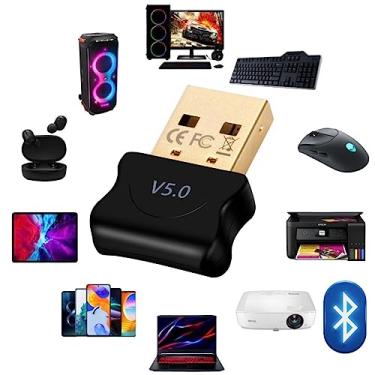 Imagem de Adaptador USB Bluetooth 5.0 Wireless Desktop Transmissor Bluetooth para Mouse Teclado Caixa de Som