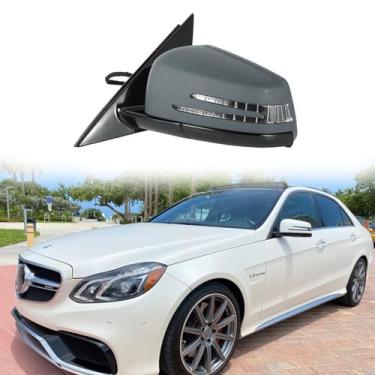 Imagem de Espelho lateral do motorista adequado para Mercedes Benz 2010-2016 W212 E250 E300 E350 E400 E550 E63 AMG substituição do espelho lateral do carro para acessórios Mercedes Benz elétrico dobrável
