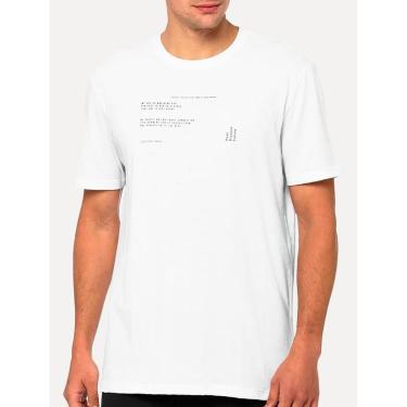 Imagem de Camiseta Calvin Klein Jeans Masculina Emotional Connection Branca-Masculino