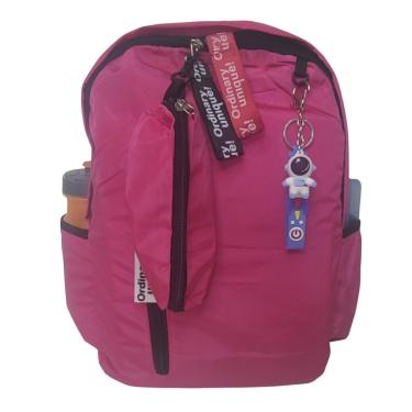 Imagem de Mochila Feminina Com Estojo Escolar e Chaveiro-Feminino