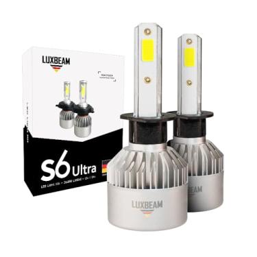 Imagem de LUXBEAM Kit Super Led H1 S6 Ultra 12v 6500K Super Branca