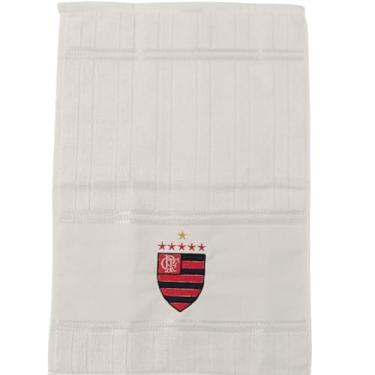 Imagem de Toalha de Lavabo/Rosto Bordados Time 30cm x 45cm Flamengo