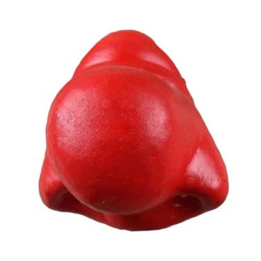 Imagem de YIJU Adereços para fotos de nariz de palhaço vermelho, acessórios engraçados para fantasia de nariz, para baile de máscaras, carnaval, show, festa de natal