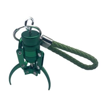 Imagem de YIJU Garra de alumínio que vende jogo de brinquedo diy, pingente de chaveiro de máquina de garra de fliperama, para adultos, adolescentes, crianças, Verde