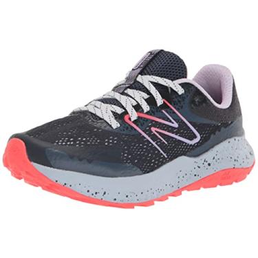 Imagem de New Balance Tênis de corrida feminino DynaSoft Nitrel V5 Trail, Indigo natural/eclipse/luz das estrelas, 9.5 Wide