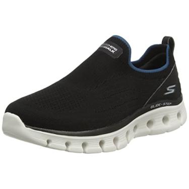 Imagem de Skechers Go Walk Glide-Step Flex - Dazzling Black/Blue 6 B (M)
