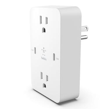 Imagem de Belkin Boost↑Charge Pro Fast Charging Wall Charger 2X AC Sockets, 2X USB-C Charging Ports Up to 68W Combined Fast Charging Power with GaN Technology (WCZ001)
