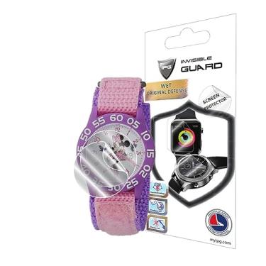 Imagem de IPG Protetor de tela de hidrogel para relógio analógico Disney Minnie Mouse Kids (2 unidades) Película transparente HD invisível antiarranhões - suave/autorreparador/bolha para Minnie