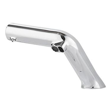 Imagem de Casa de campo Dispensador de sabão 2 em 1, torneira automática, dispensador de sabão para cozinha, bancada embutida, recarregável com bomba, dispensador de mãos Garrafa com bomba