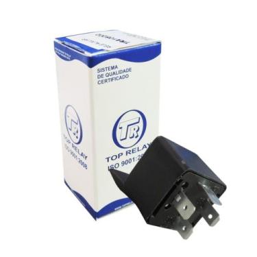 Imagem de Rele Auxiliar Universal 4 Pinos 12v 40a Com Suporte Fixação Tra 108.20