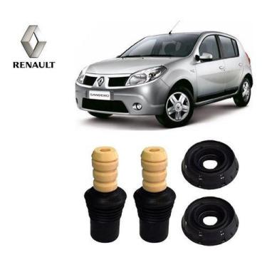 Imagem de 2 Kit Batente Coxim Amortecedor Dianteiro Sandero 2018 2019 2020 - Aut