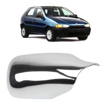 Imagem de Aplique Cromado Retrovisor Direita Palio 1996 até 2000 Uno 2001 até 20