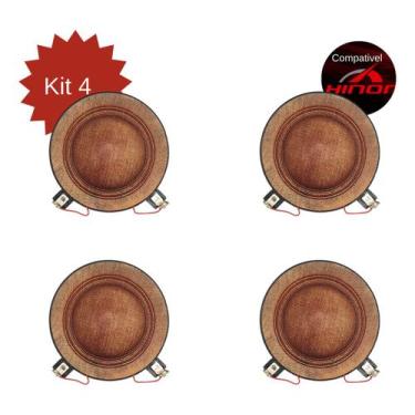 Imagem de Reparo Driver Hdi-300 Hdi-320 Corneta Hinor 8ohms Kit Com 4x - FORCE O
