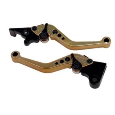 Imagem de Manete Esportivo c/ reg  Titan 150 / 125 esd disco - Cometa,  DOURADO